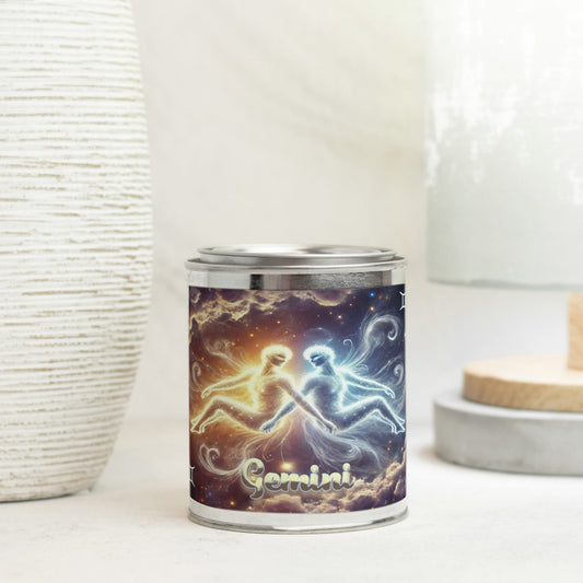 Zodiac - Gemini - Candle Paint Can (Hand Poured 16 oz.)