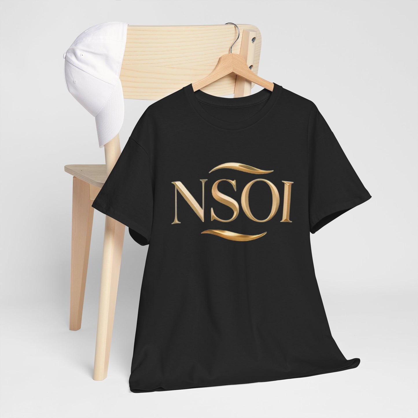Stylish NSOI Unisex Heavy Cotton Tee for Casual Wear, Comfortable Everyday T-Shirt, Trendy Gift for Friends, Graphic Tee, Fashion Statement