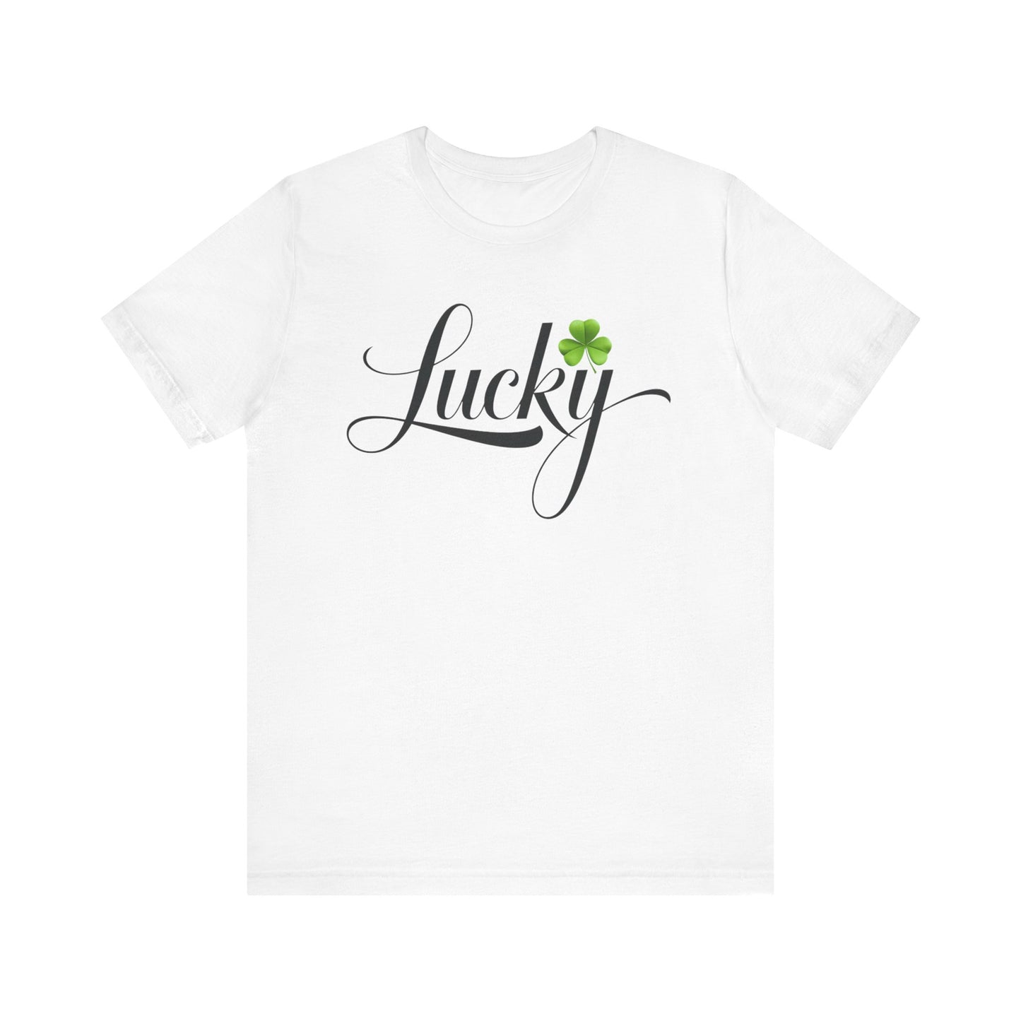 Lucky Clover Tee, St. Patrick's Day Shirt, Unisex T-Shirt, Shamrock Leaf Top, Irish Luck Apparel