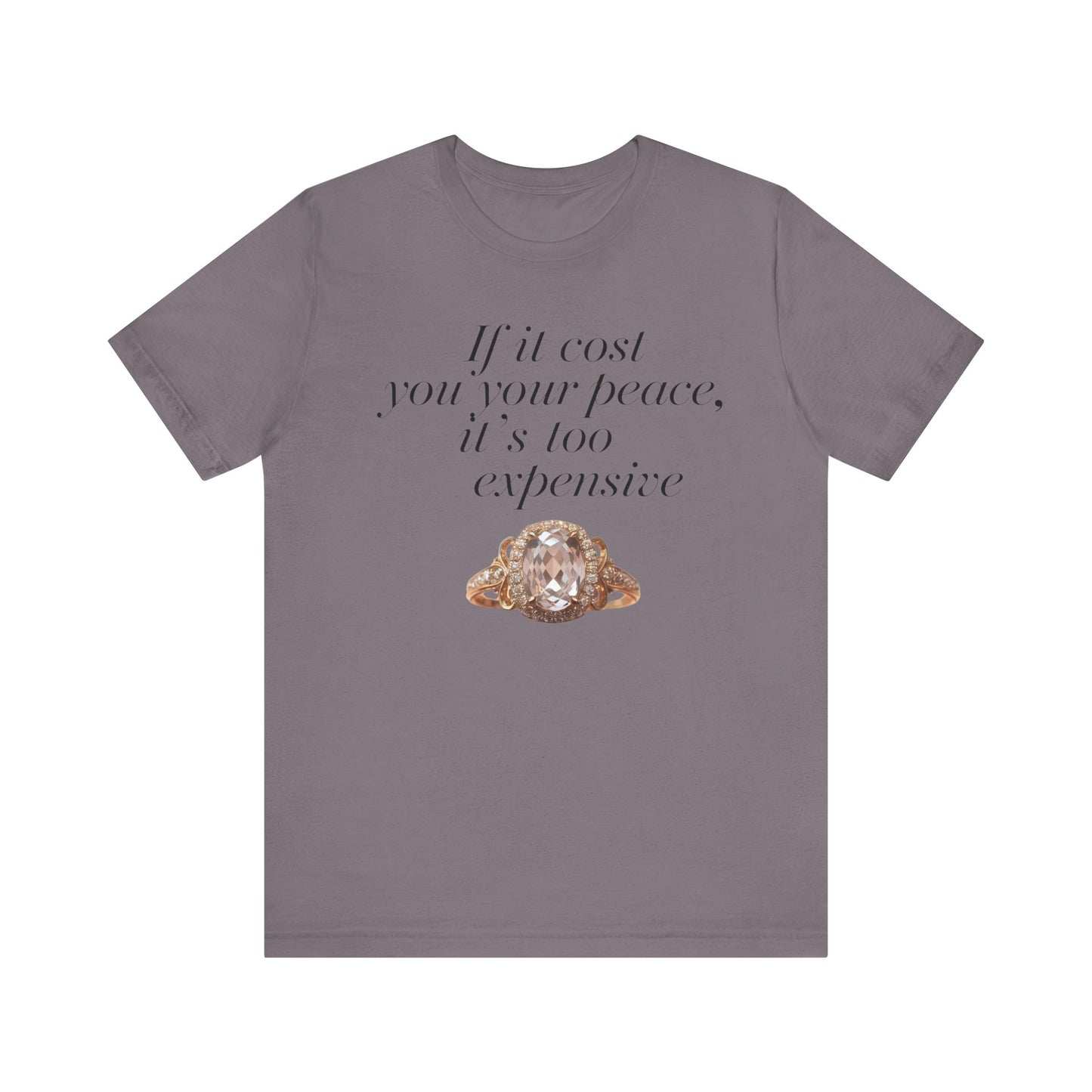 Peaceful Reminder Unisex Tee, Inspirational Shirt for Women, Graphic Tee, Empowering Tshirt, Positive Quote Top