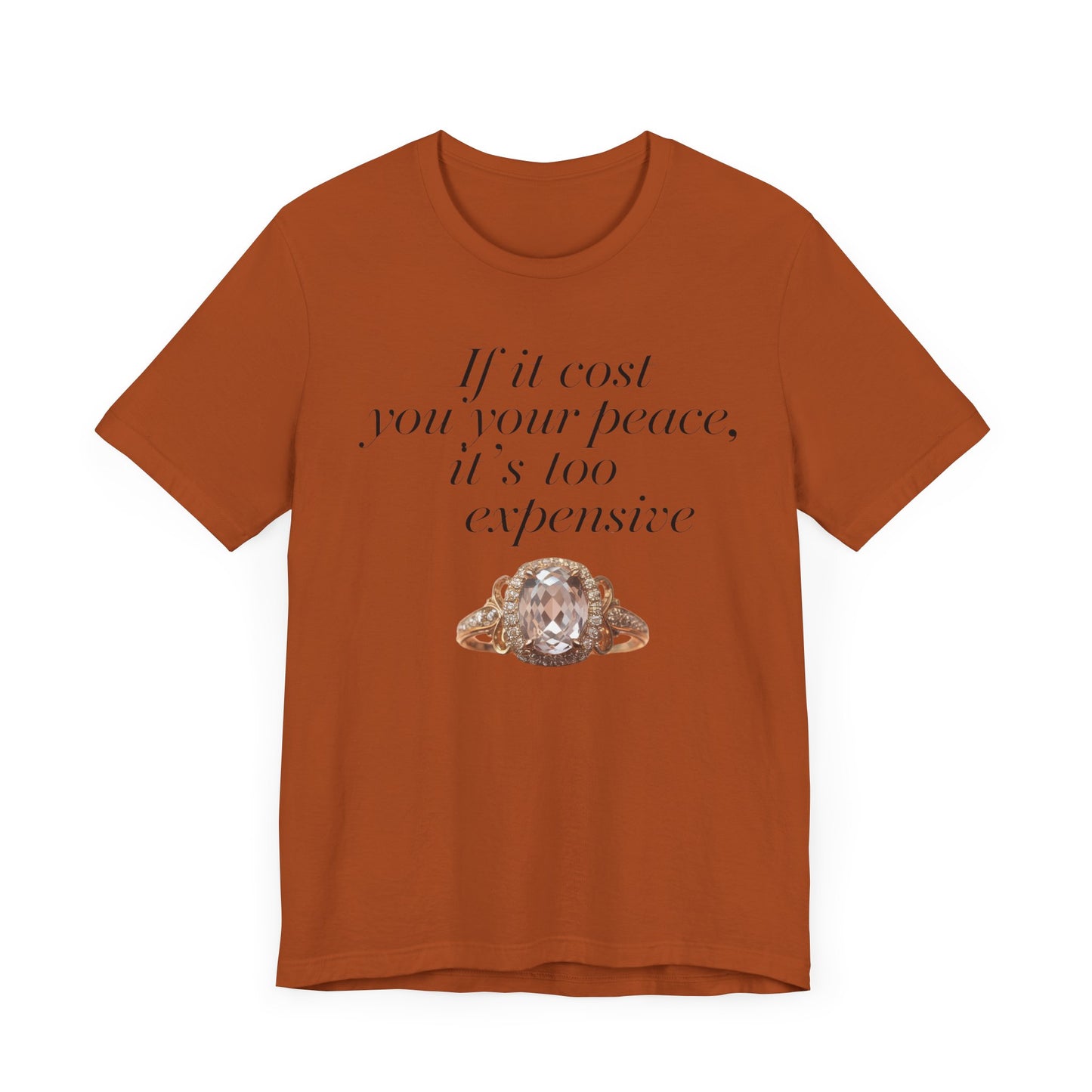 Peaceful Reminder Unisex Tee, Inspirational Shirt for Women, Graphic Tee, Empowering Tshirt, Positive Quote Top
