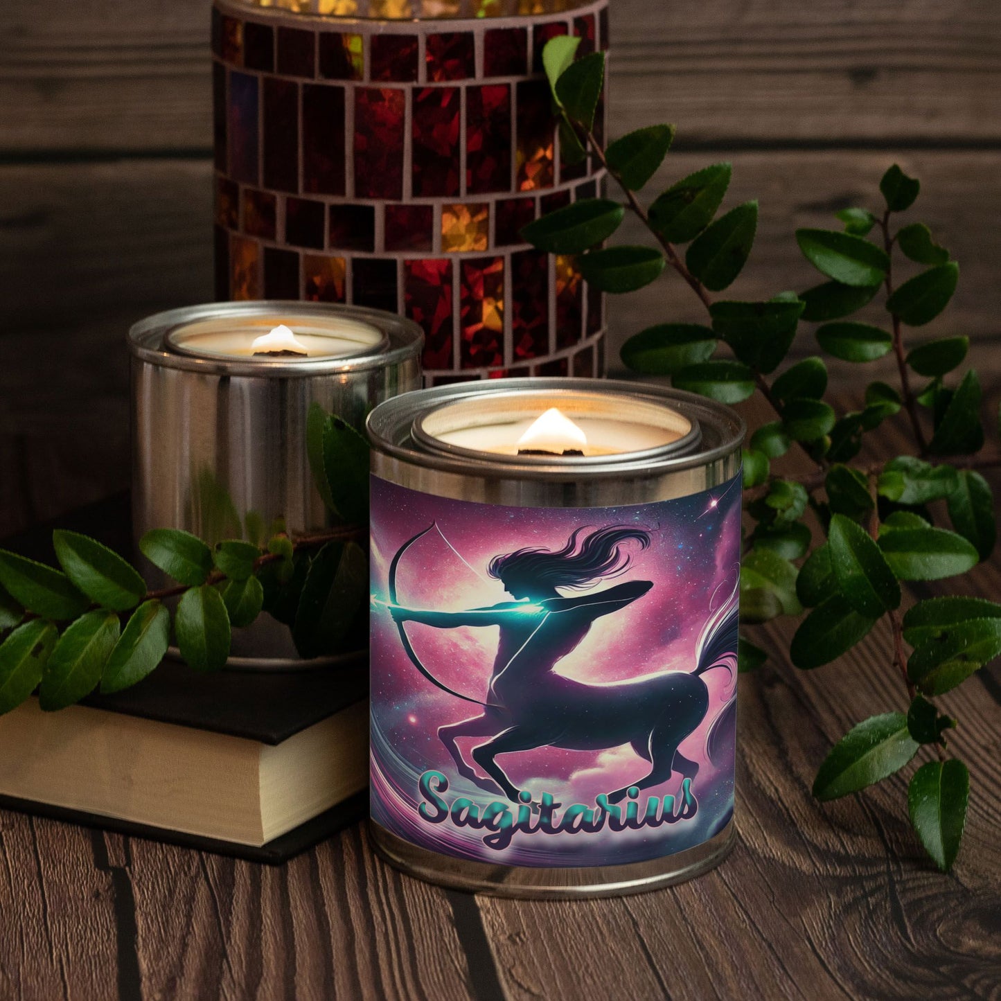 Zodiac - Sagitarius - Candle Paint Can (Hand Poured 16 oz.)