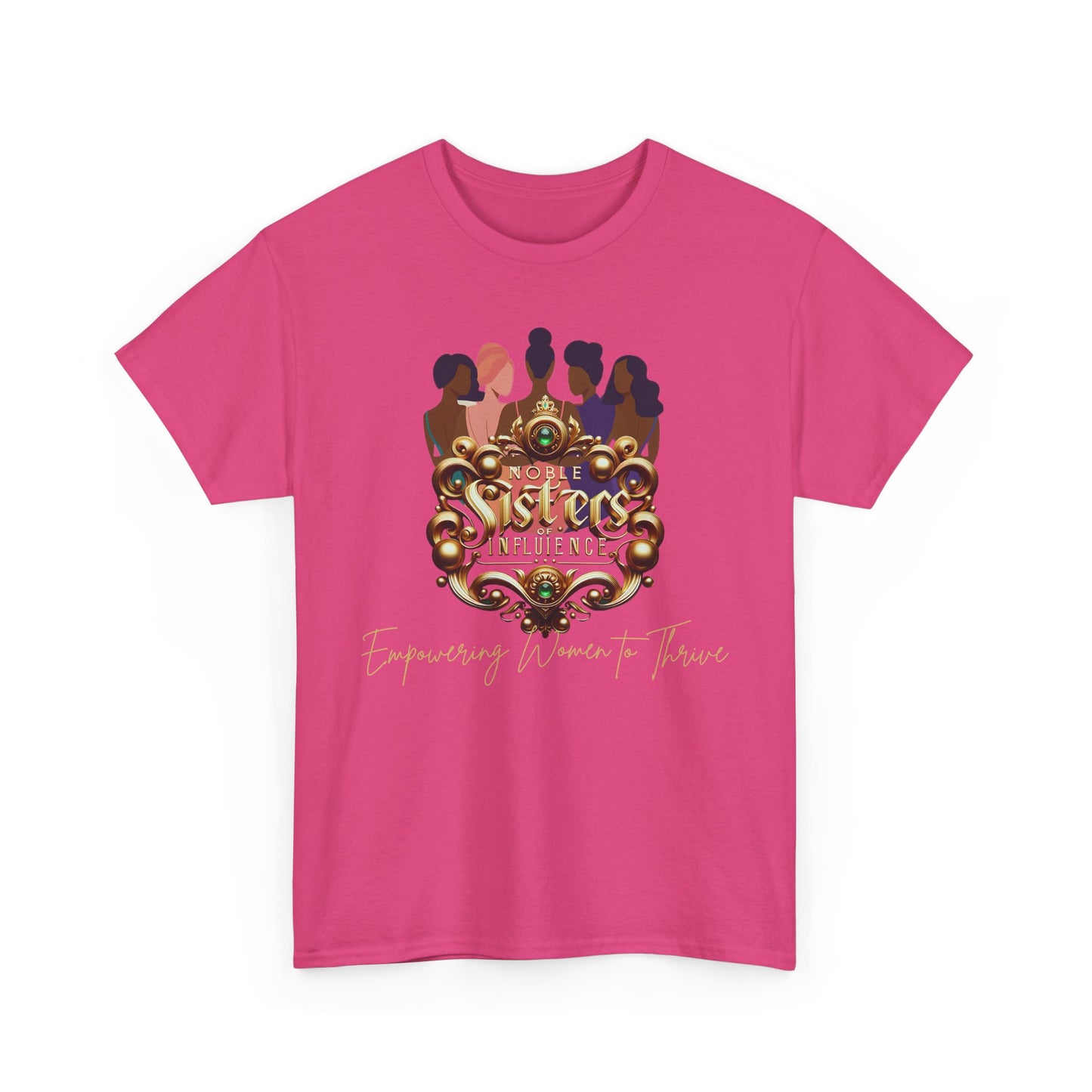 Sisterhood Unisex Heavy Cotton Tee, Feminist T-Shirt, Empowering Apparel, Gifts for Friends, Celebrating Women
