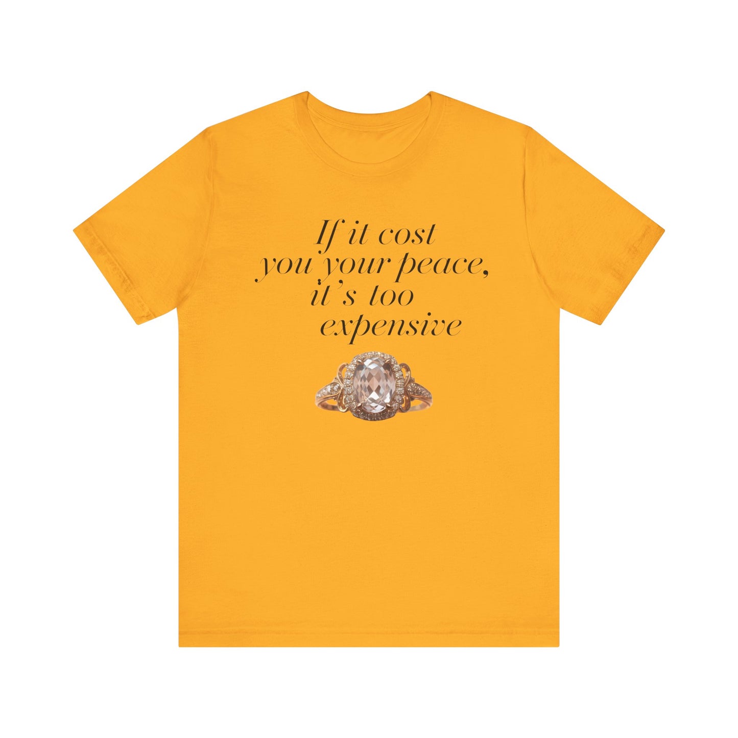 Peaceful Reminder Unisex Tee, Inspirational Shirt for Women, Graphic Tee, Empowering Tshirt, Positive Quote Top