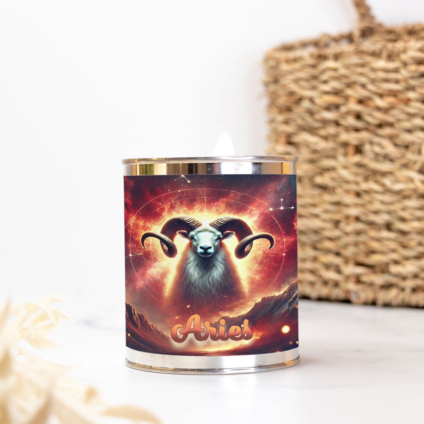 Zodiac - Aries - Candle Paint Can (Hand Poured 16 oz.)