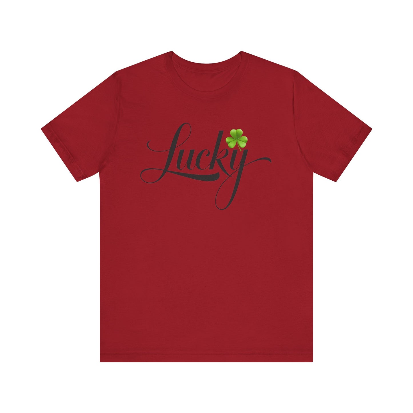 Lucky Clover Tee, St. Patrick's Day Shirt, Unisex T-Shirt, Shamrock Leaf Top, Irish Luck Apparel