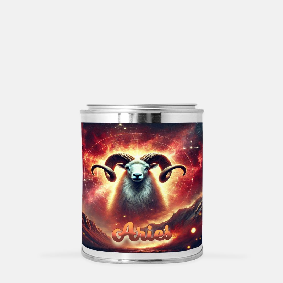 Zodiac - Aries - Candle Paint Can (Hand Poured 16 oz.)