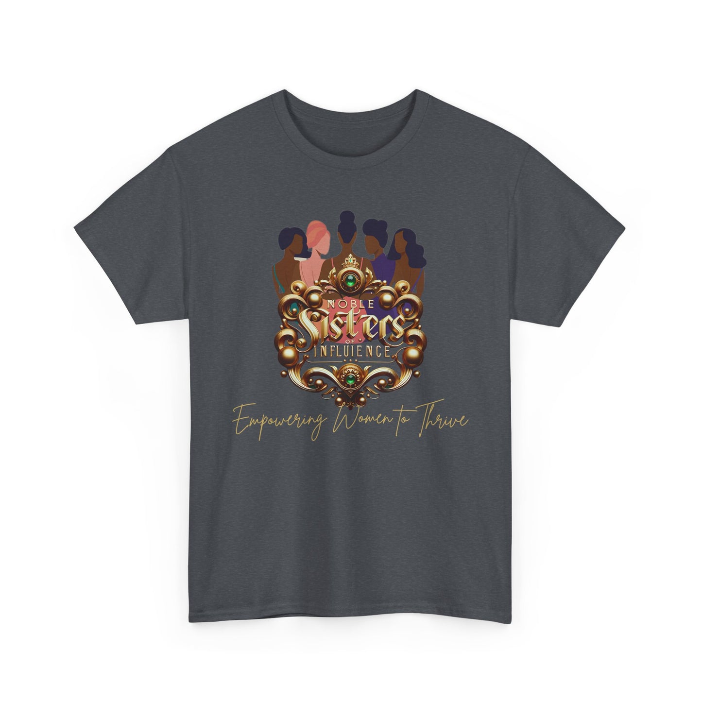 Sisterhood Unisex Heavy Cotton Tee, Feminist T-Shirt, Empowering Apparel, Gifts for Friends, Celebrating Women