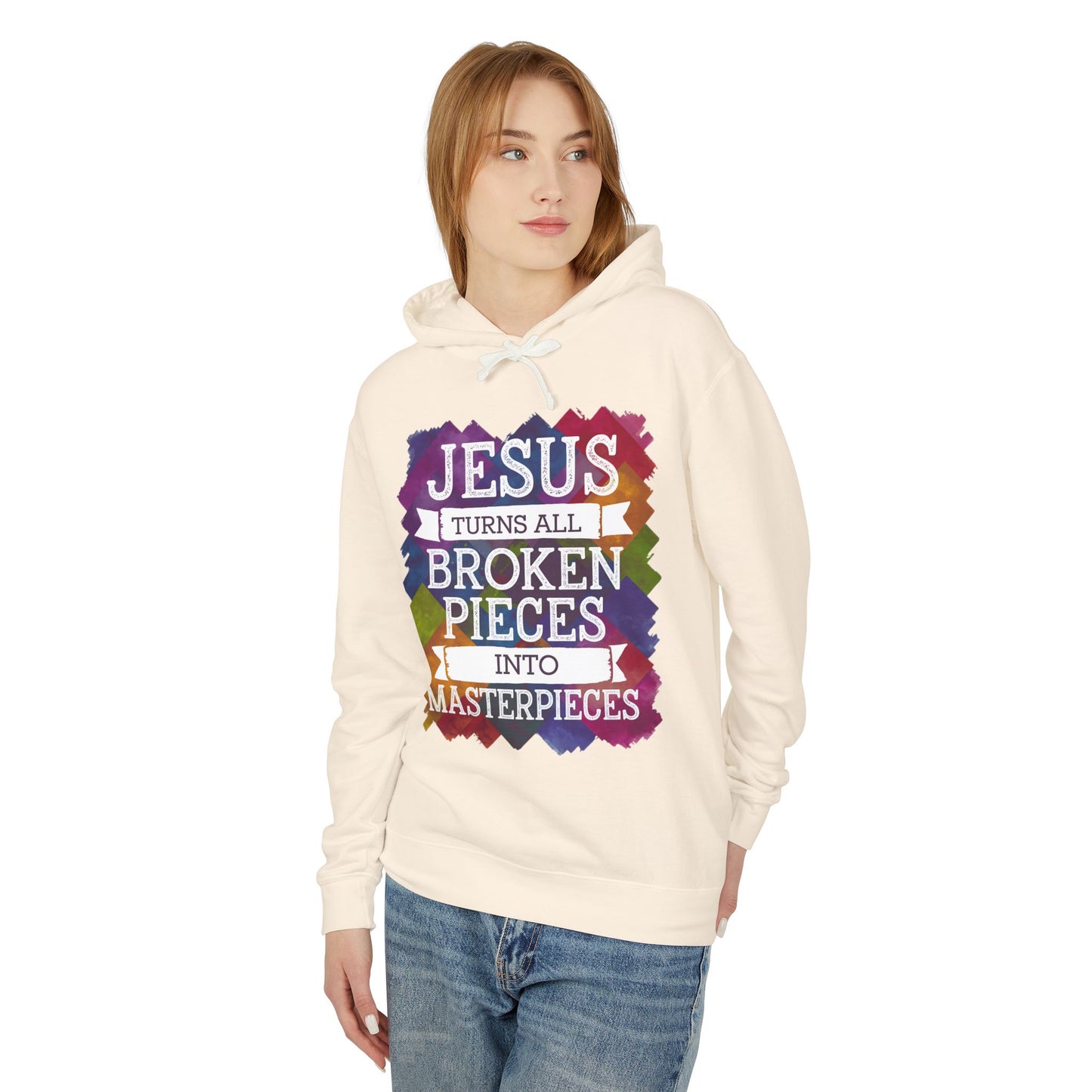 Christian Hoodie, Religious Sweatshirt, Inspirational Christian Clothing, Jesus Masterpiece Hoodie, Faith-Based Apparel