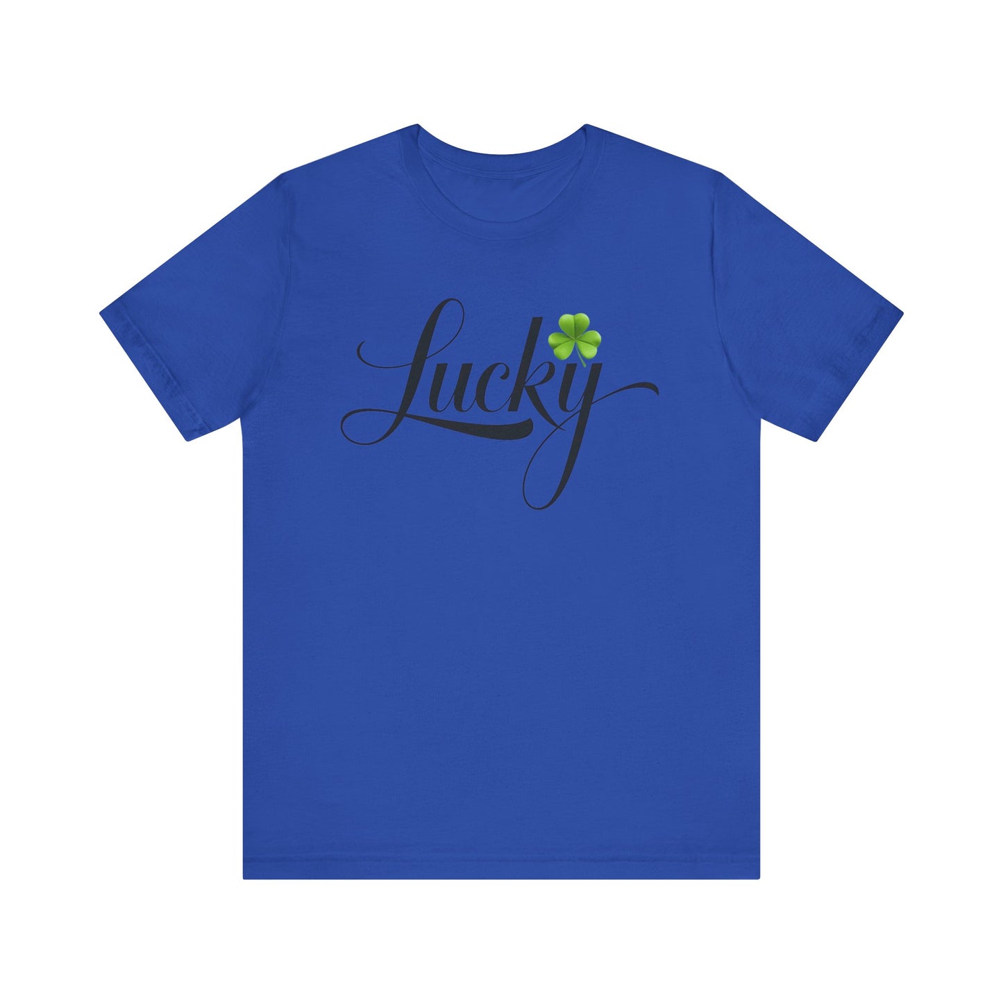 Lucky Clover Tee, St. Patrick's Day Shirt, Unisex T-Shirt, Shamrock Leaf Top, Irish Luck Apparel