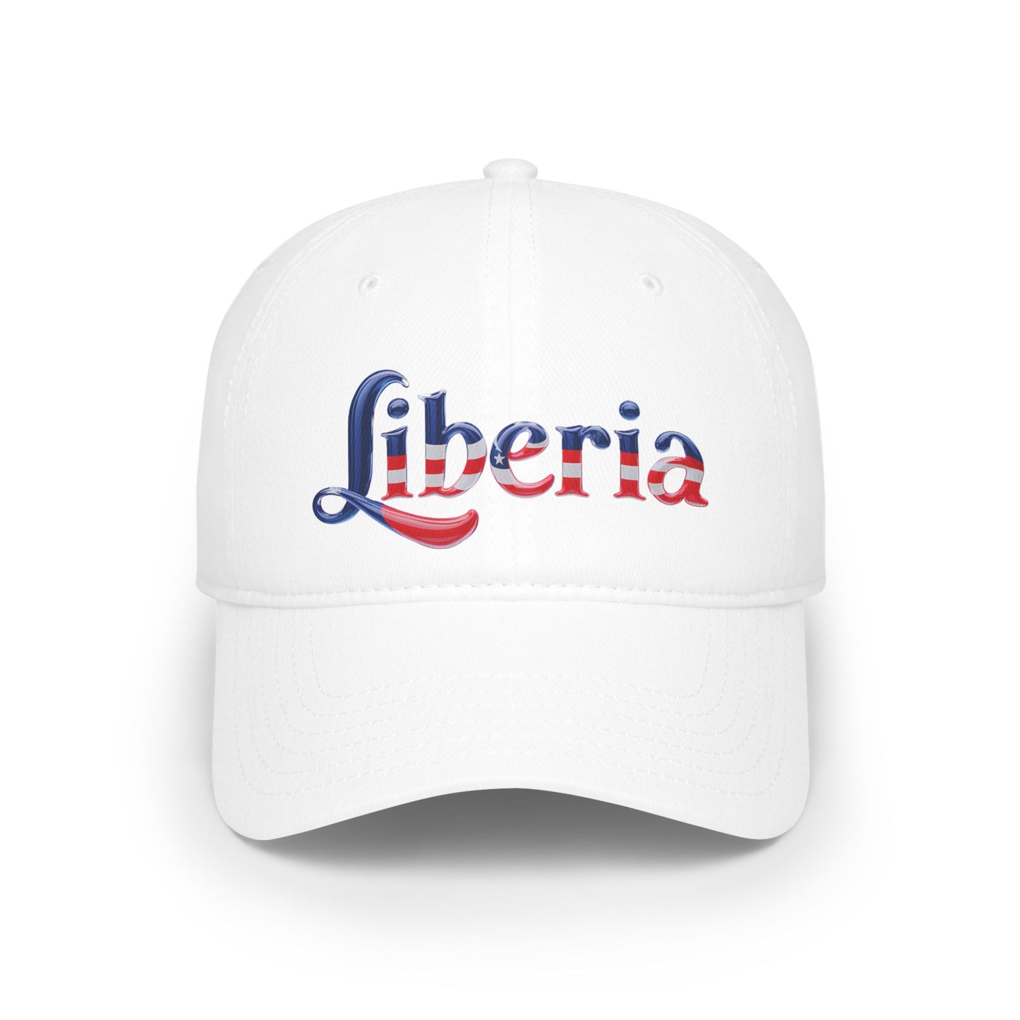 Liberia Low Profile Baseball Cap | Casual Wear, Summer Accessory, Sports Hat, Gift for Him, Travel Cap