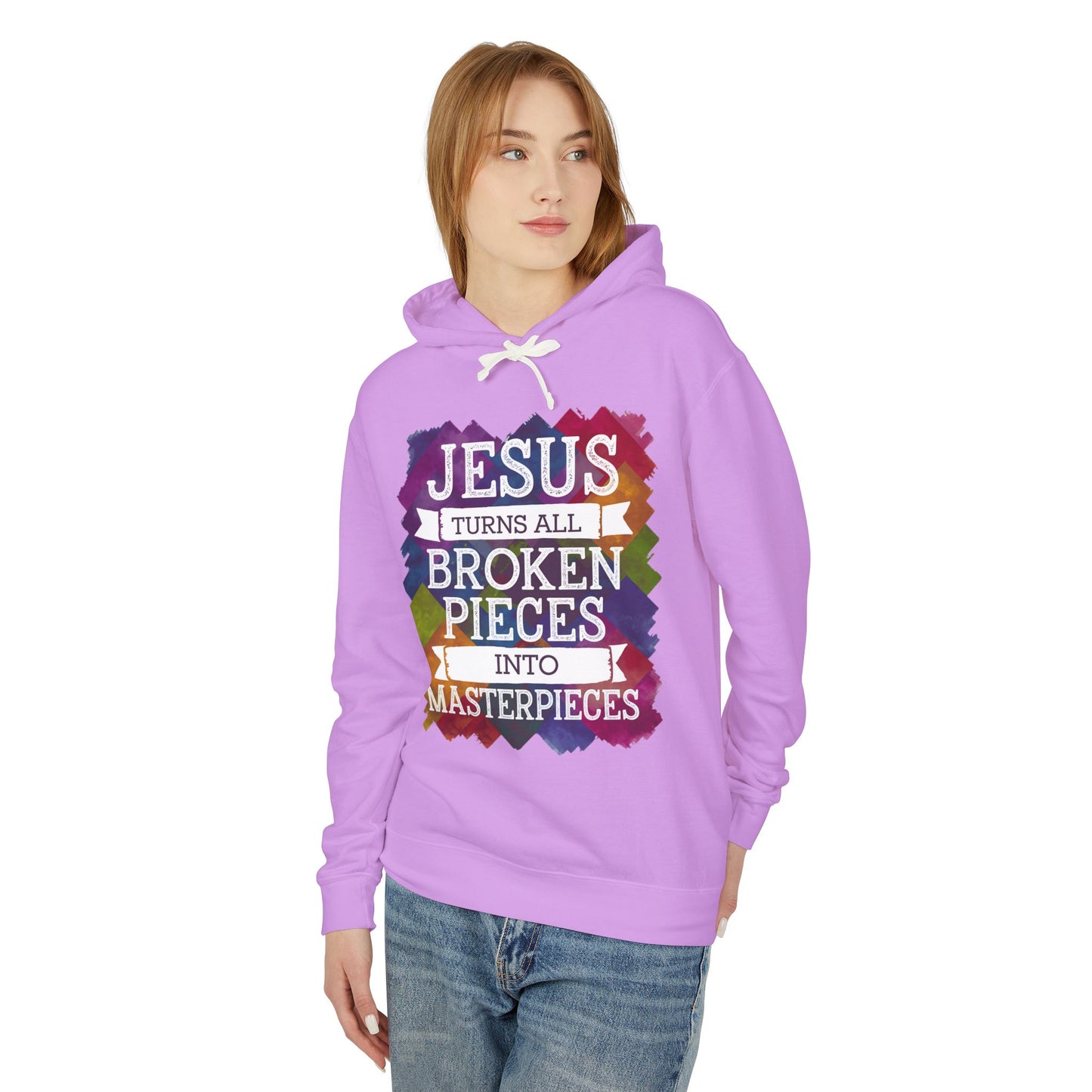 Christian Hoodie, Religious Sweatshirt, Inspirational Christian Clothing, Jesus Masterpiece Hoodie, Faith-Based Apparel