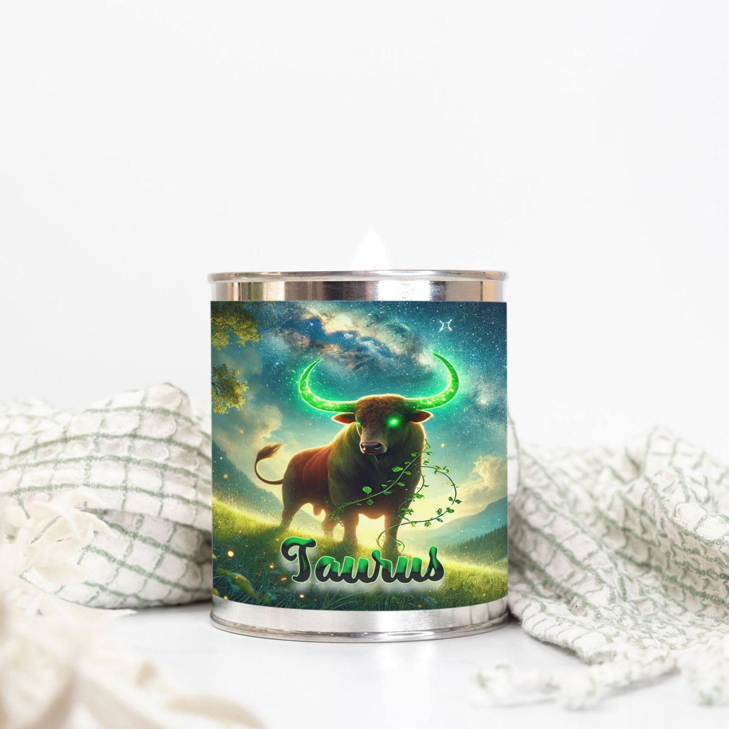 Zodiac - Taurus - Candle Paint Can (Hand Poured 16 oz.)