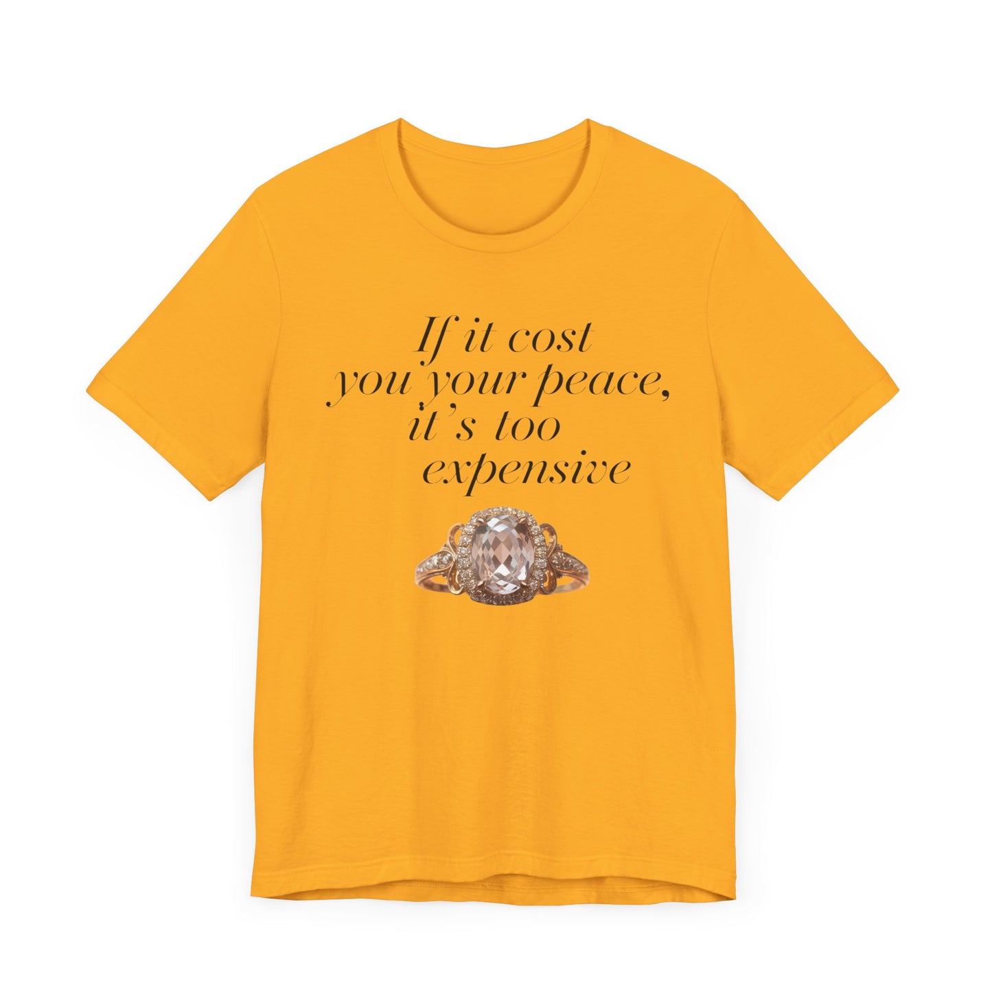 Peaceful Reminder Unisex Tee, Inspirational Shirt for Women, Graphic Tee, Empowering Tshirt, Positive Quote Top