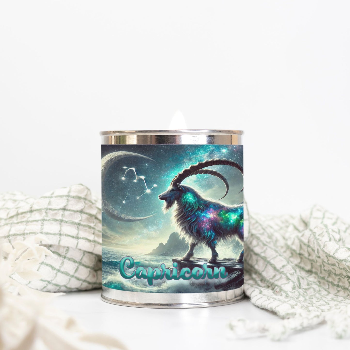 Zodiac - Capricorn - Candle Paint Can (Hand Poured 16 oz.)
