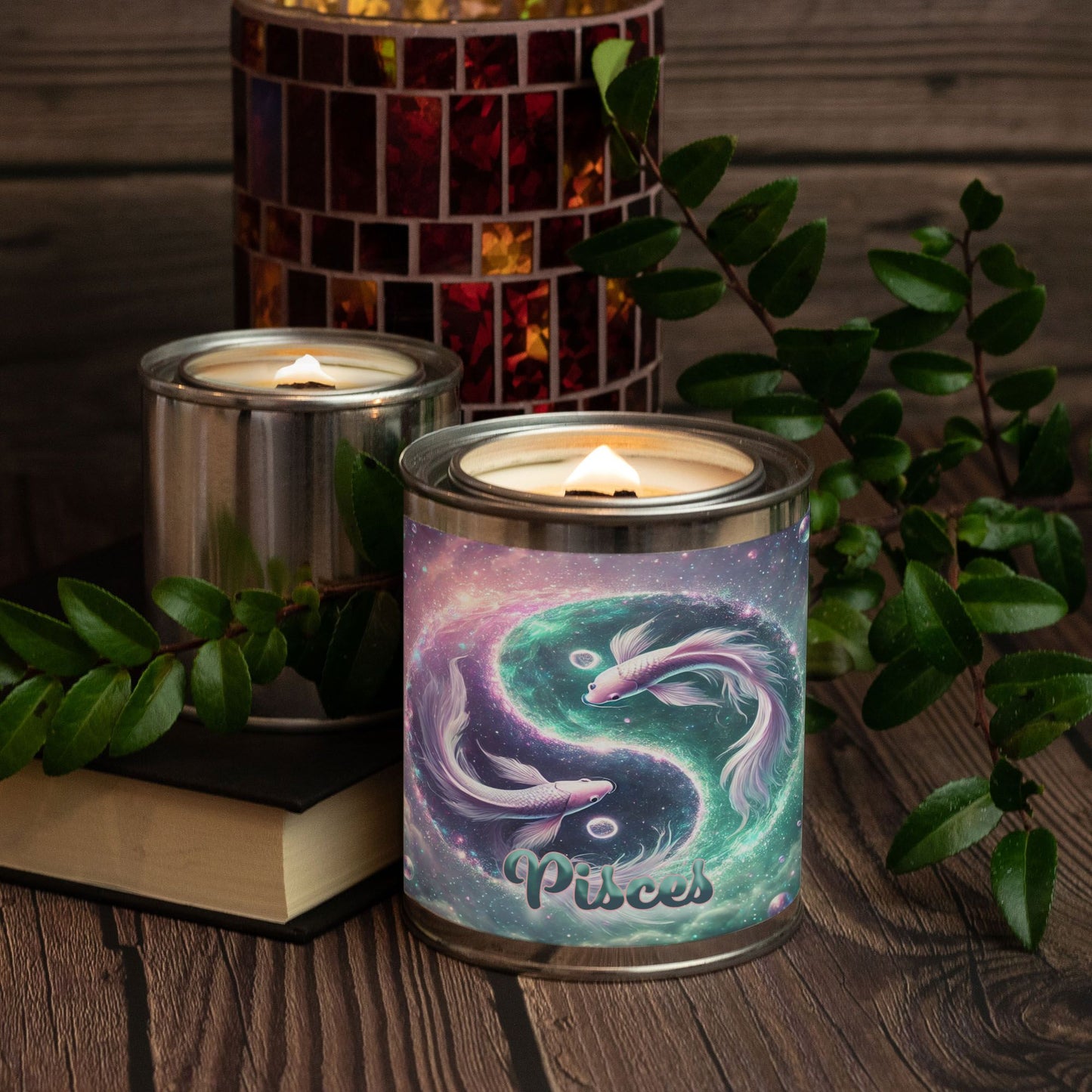 Zodiac -Pisces - Candle Paint Can (Hand Poured 16 oz.)
