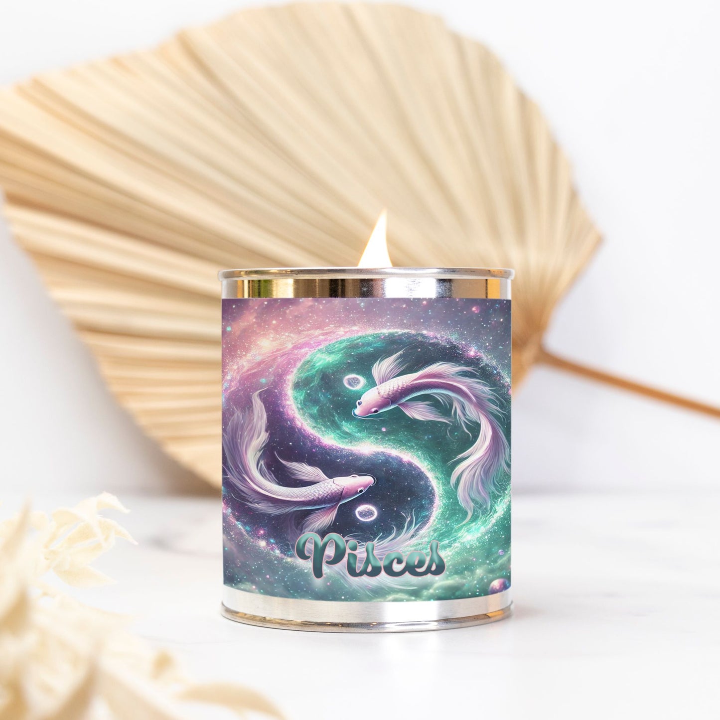 Zodiac -Pisces - Candle Paint Can (Hand Poured 16 oz.)