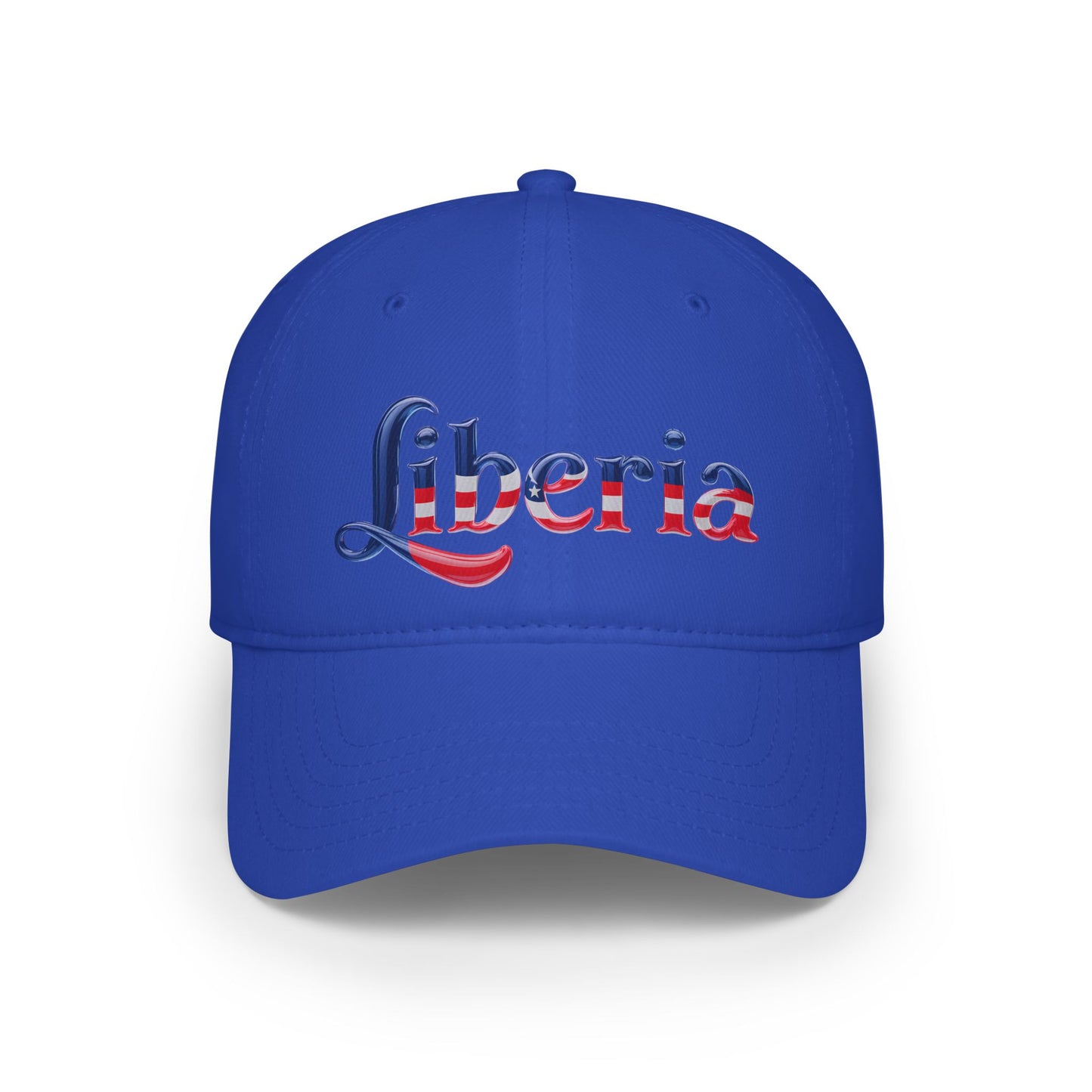 Liberia Low Profile Baseball Cap | Casual Wear, Summer Accessory, Sports Hat, Gift for Him, Travel Cap