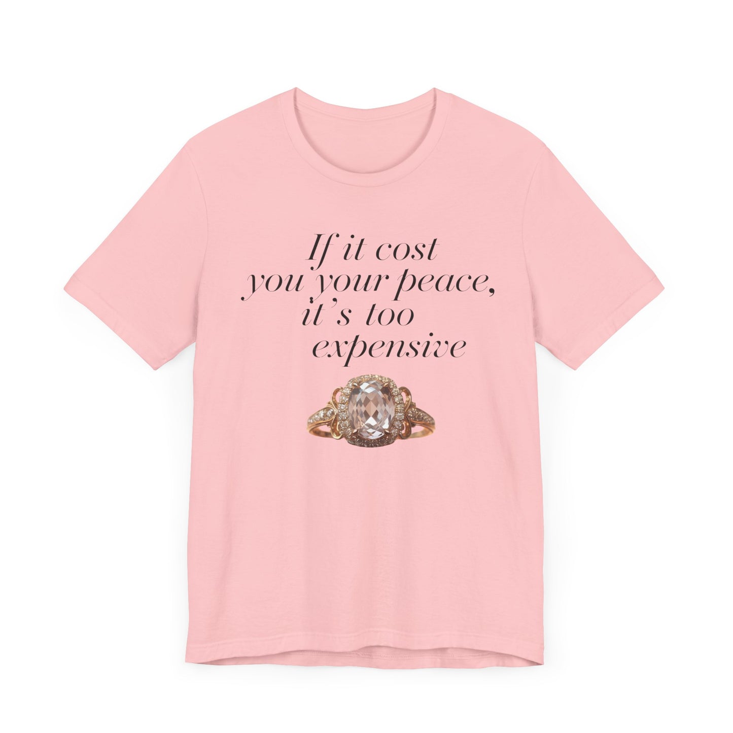 Peaceful Reminder Unisex Tee, Inspirational Shirt for Women, Graphic Tee, Empowering Tshirt, Positive Quote Top