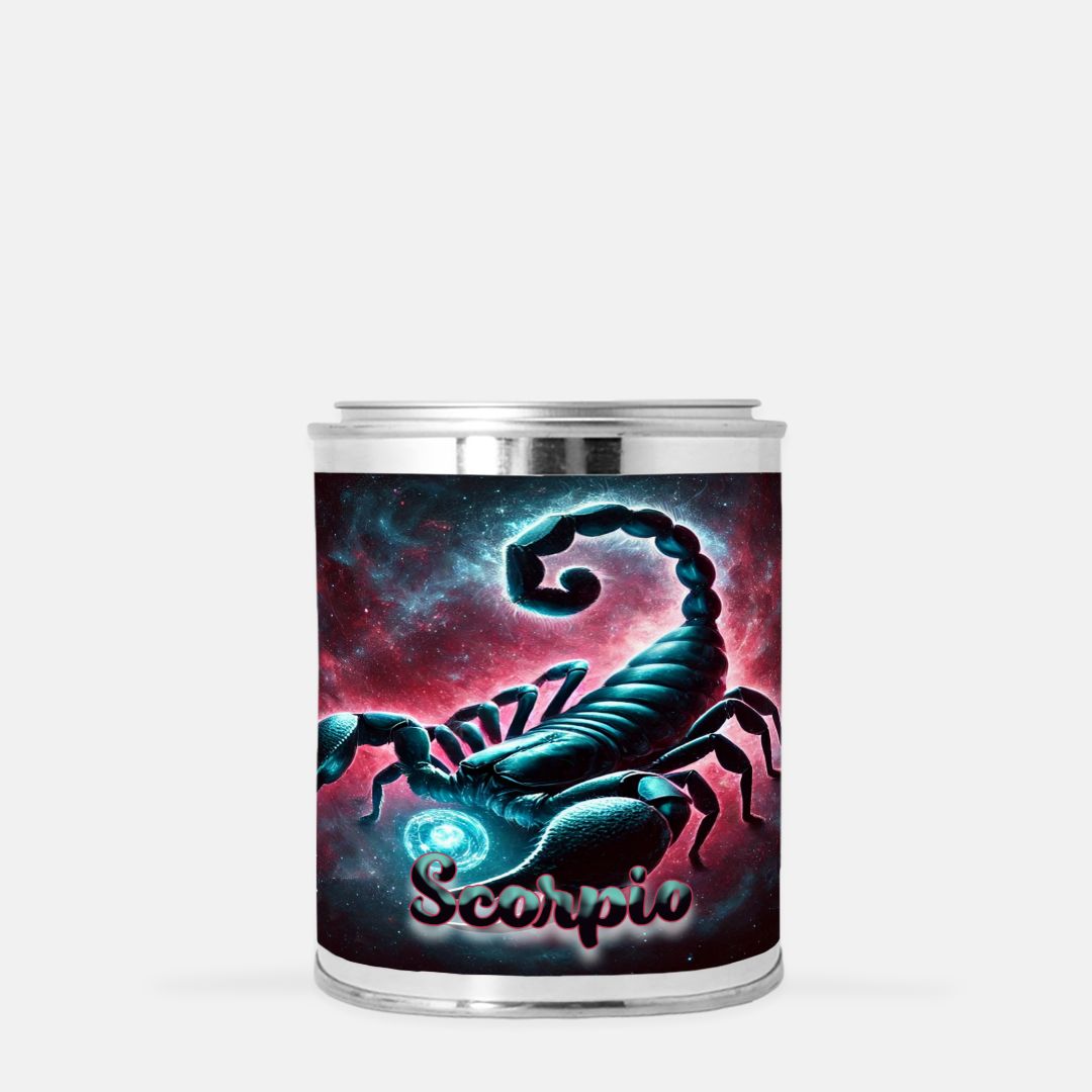 Zodiac - Scorpio - Candle Paint Can (Hand Poured 16 oz.)