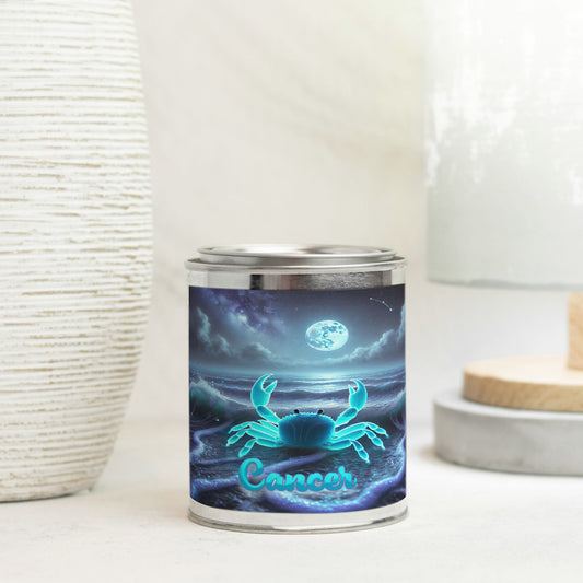 Zodiac - Cancer - Candle Paint Can (Hand Poured 16 oz.)