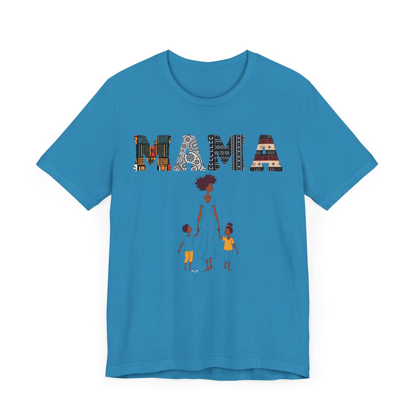 Afrocentric Mama N Me T-Shirt - Motherhood, Culture Unisex Tee, African American Mom Shirt, Matching Mommy & Me Outfit, Mother's Day Gift,