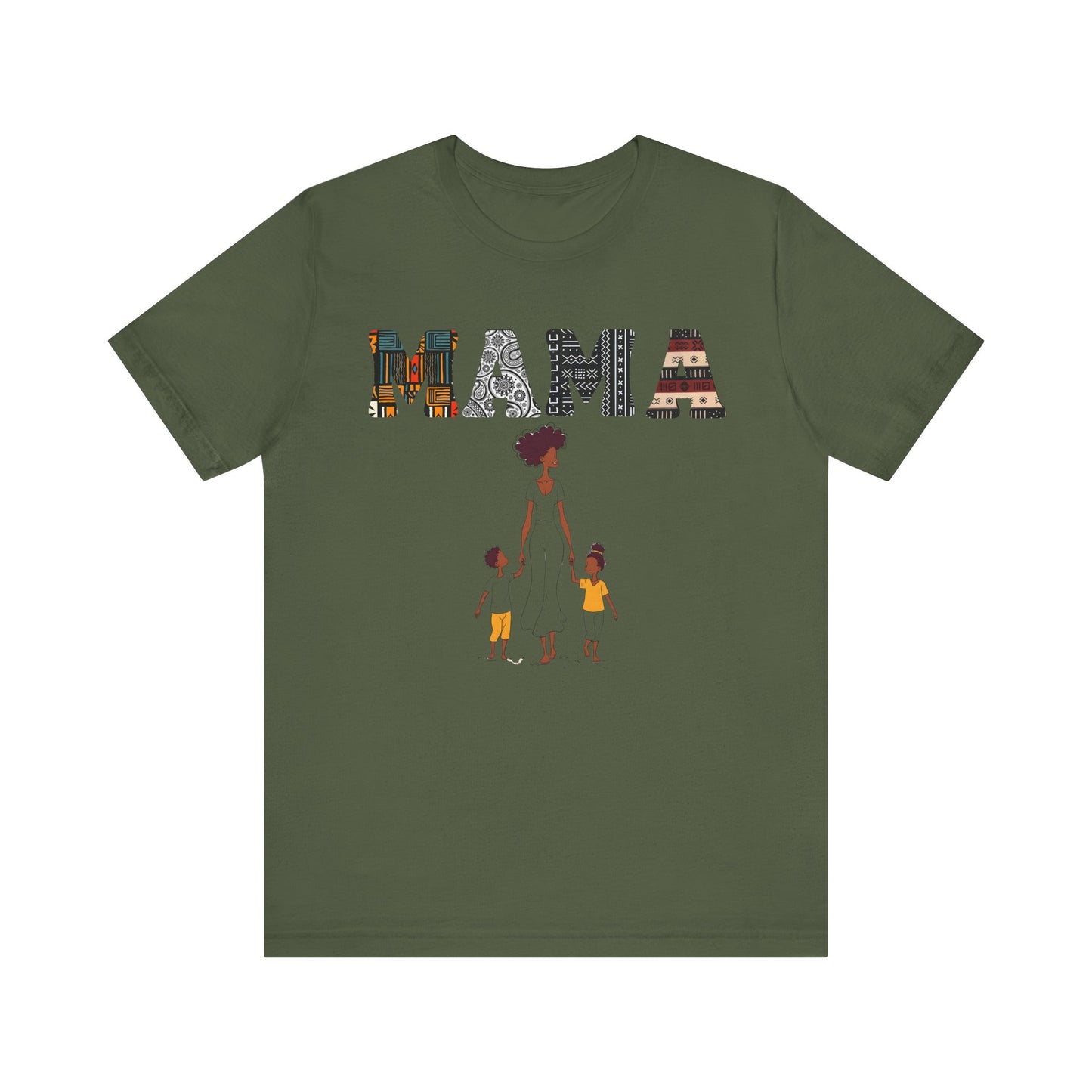 Afrocentric Mama N Me T-Shirt - Motherhood, Culture Unisex Tee, African American Mom Shirt, Matching Mommy & Me Outfit, Mother's Day Gift,