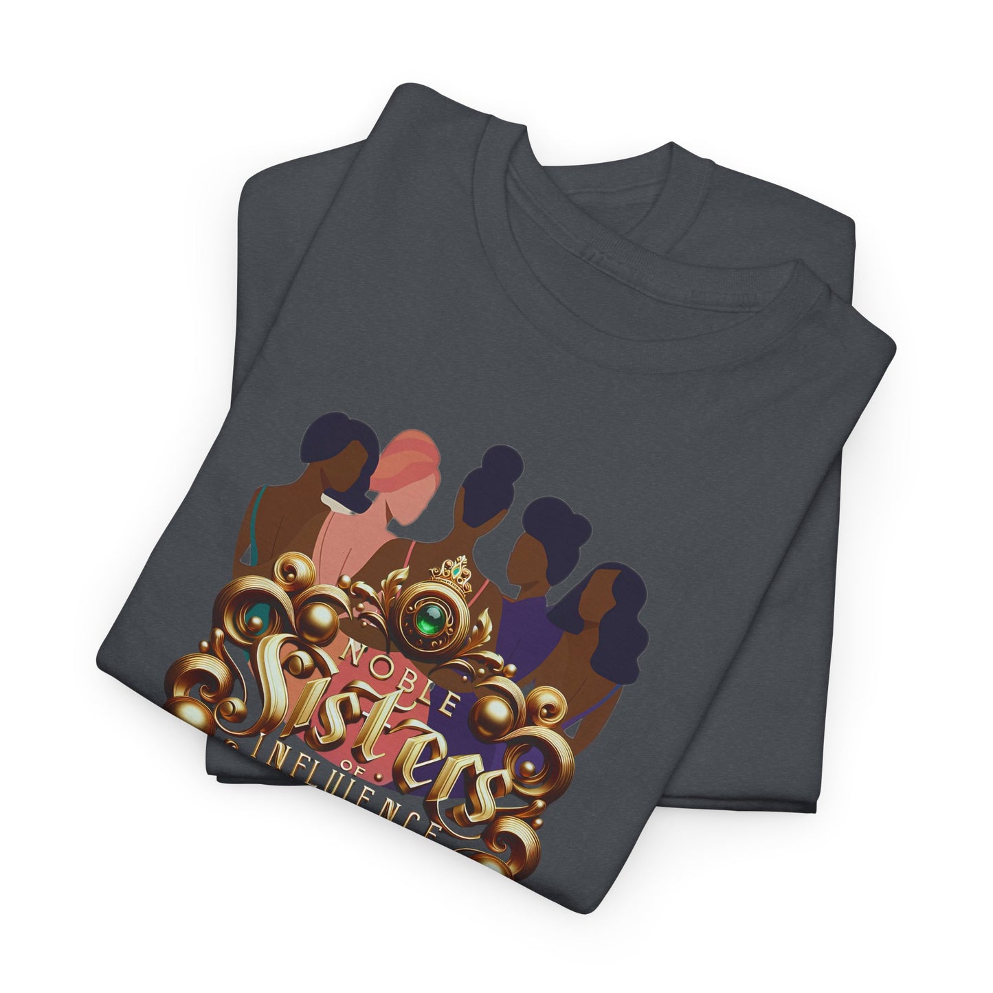 Sisterhood Unisex Heavy Cotton Tee, Feminist T-Shirt, Empowering Apparel, Gifts for Friends, Celebrating Women