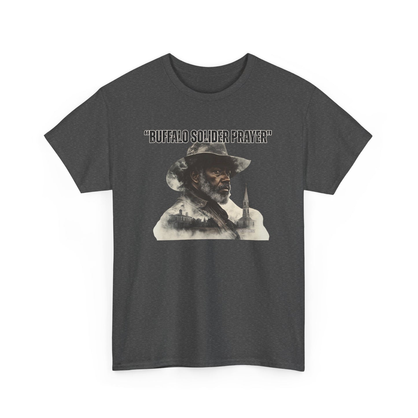 Buffalo Soldier Prayer Unisex Tee, Vintage Graphic Heritage Apparel for Veterans, Gift Shirt