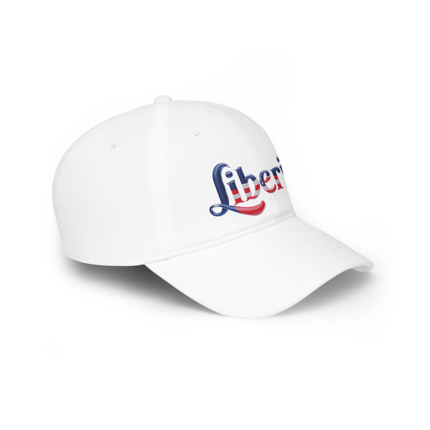 Liberia Low Profile Baseball Cap | Casual Wear, Summer Accessory, Sports Hat, Gift for Him, Travel Cap