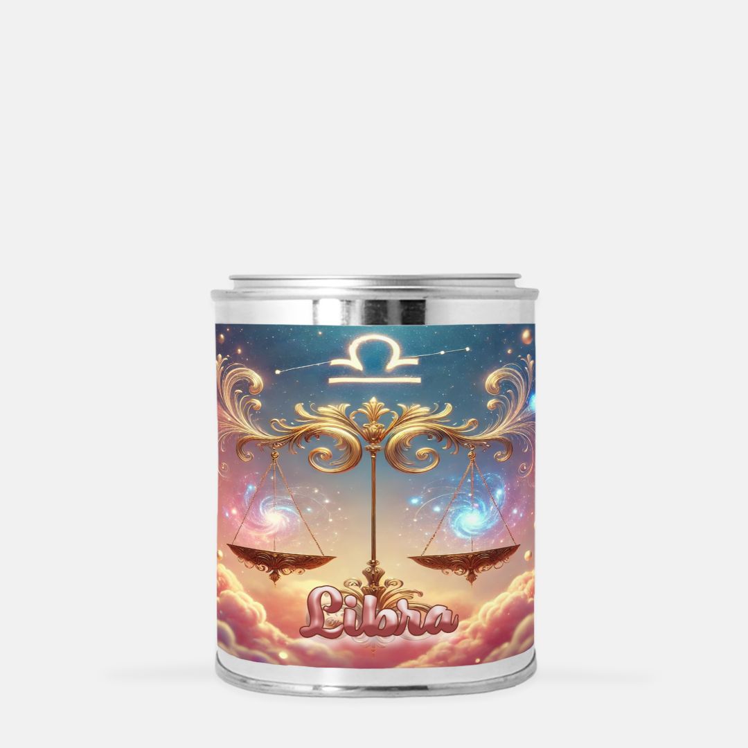 Zodiac -Libra - Candle Paint Can (Hand Poured 16 oz.)