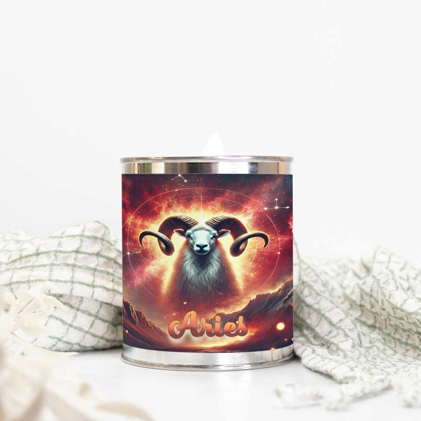 Zodiac - Aries - Candle Paint Can (Hand Poured 16 oz.)