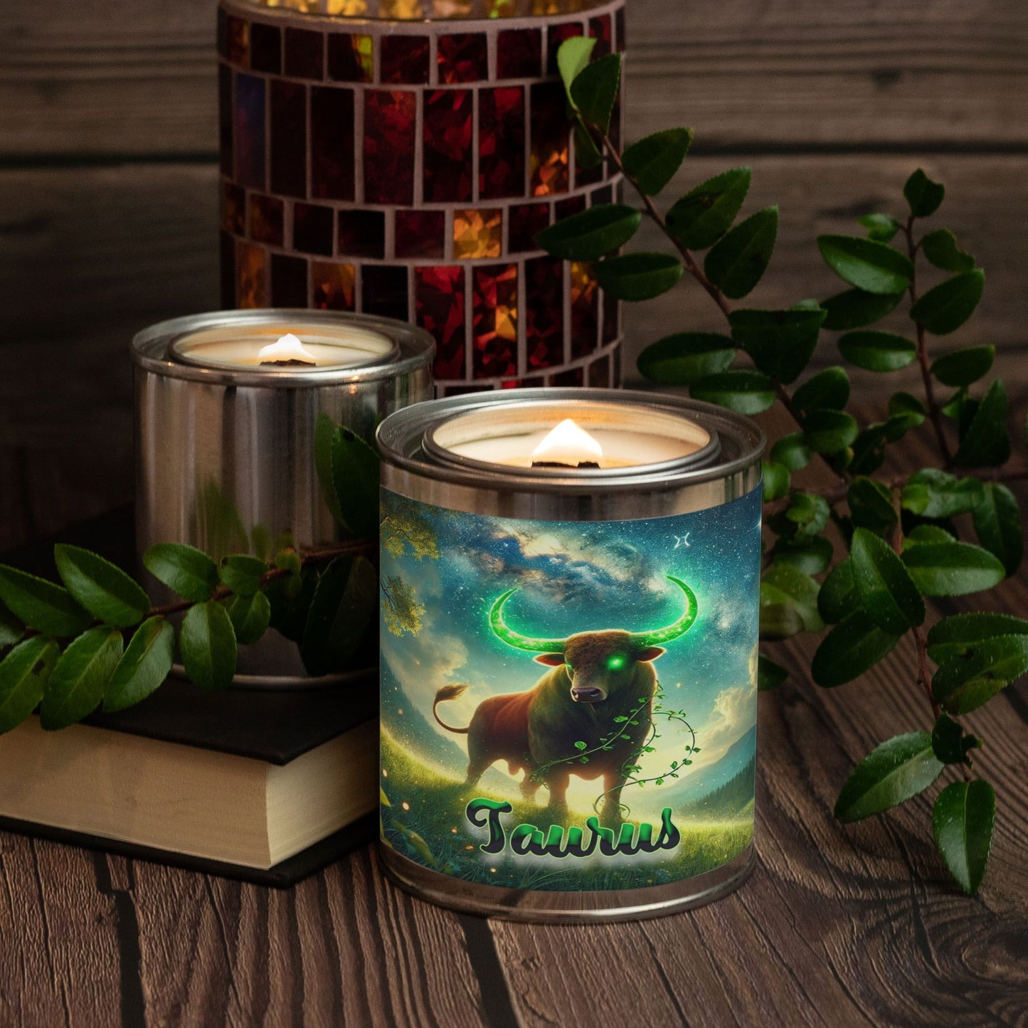 Zodiac - Taurus - Candle Paint Can (Hand Poured 16 oz.)