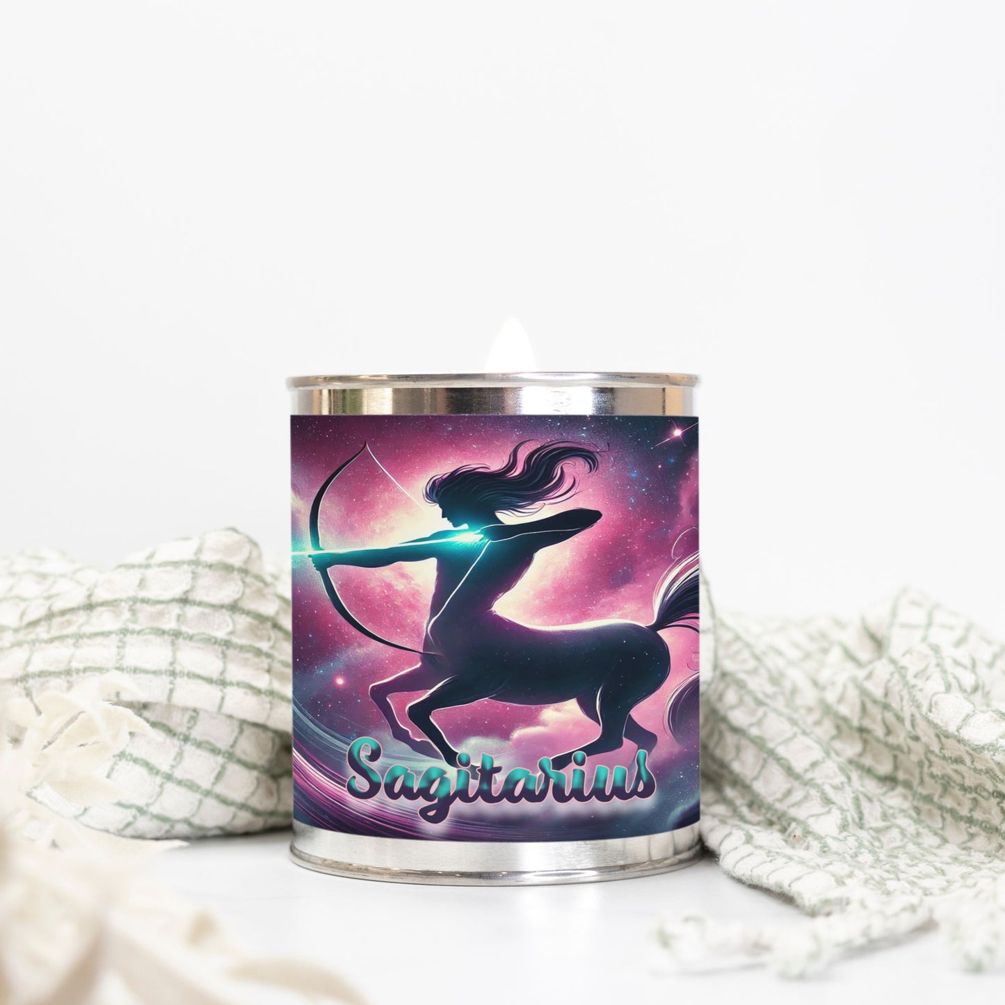 Zodiac - Sagitarius - Candle Paint Can (Hand Poured 16 oz.)