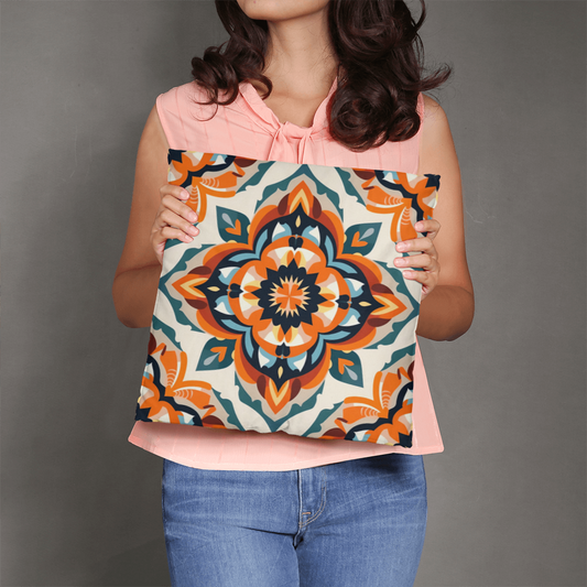 Mandala Motifs Pillow Cover with Insert