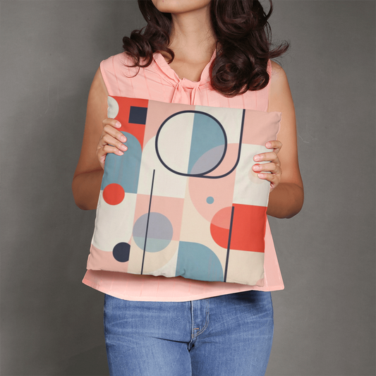 Soft Pastel Classic Pillow Cover with Insert