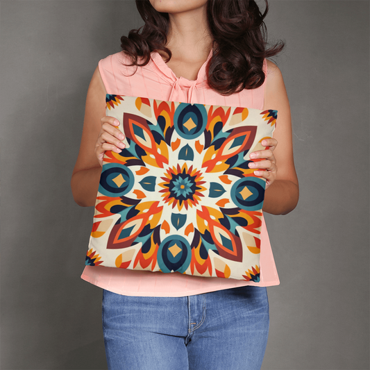 Manadala Motifs 2 Pillow Cover with Insert