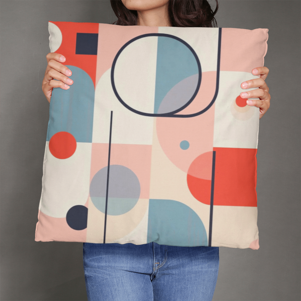 Soft Pastel Classic Pillow Cover with Insert