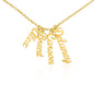 Multi Vertical Name Necklace