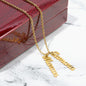 Multi Vertical Name Necklace