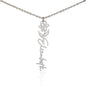 Birth Flower Name Necklace