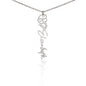 Birth Flower Name Necklace