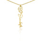 Birth Flower Name Necklace