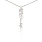 Birth Flower Name Necklace