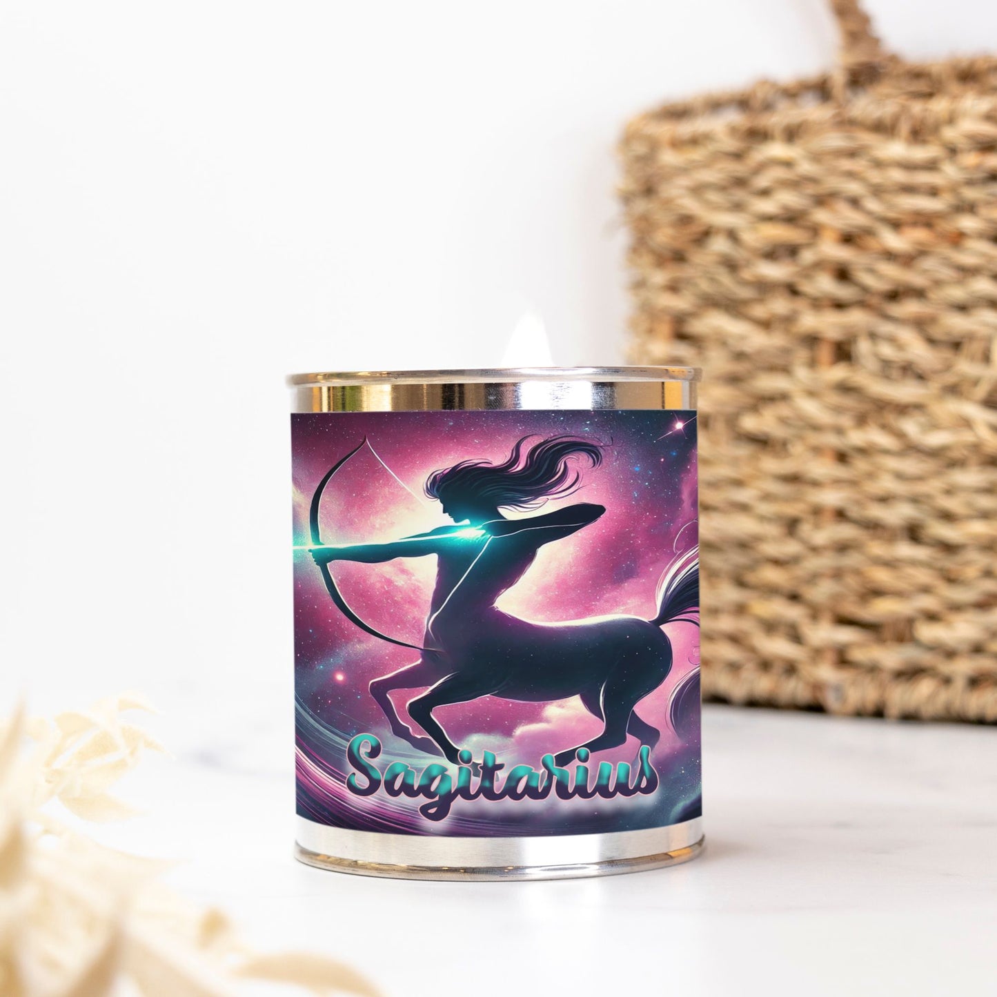 Zodiac - Sagitarius - Candle Paint Can (Hand Poured 16 oz.)
