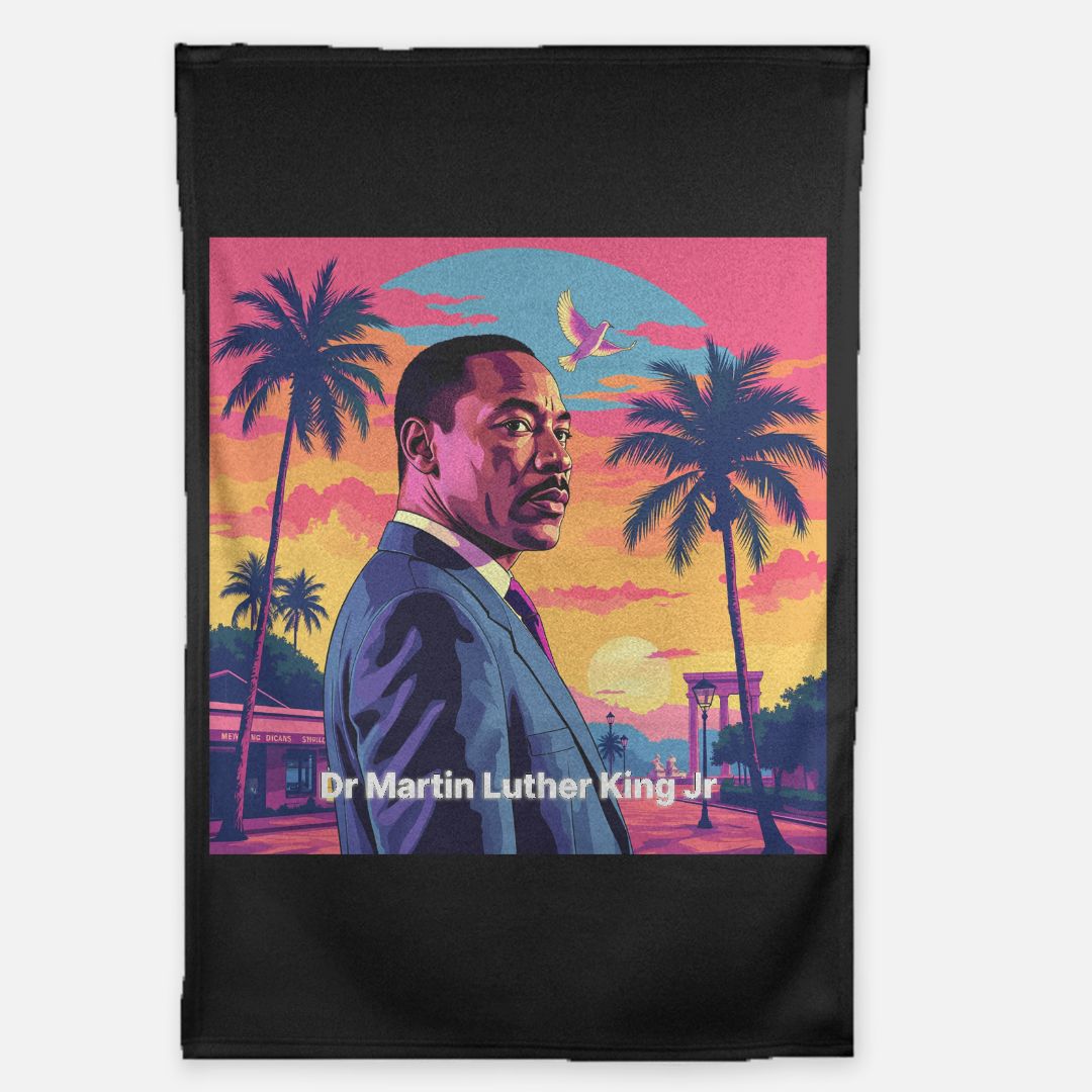 MLK Large Soft Fleece Blanket 40 x 60