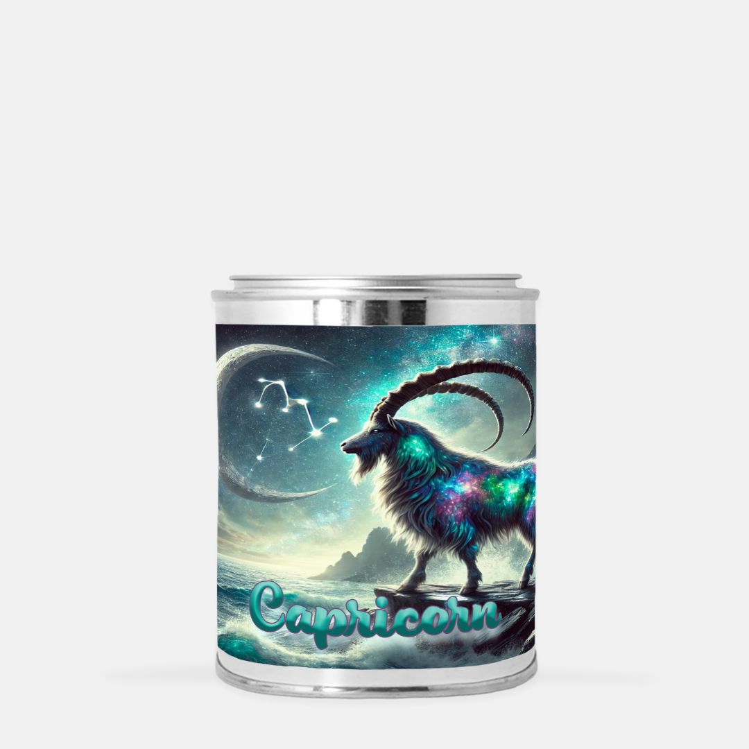 Zodiac - Capricorn - Candle Paint Can (Hand Poured 16 oz.)