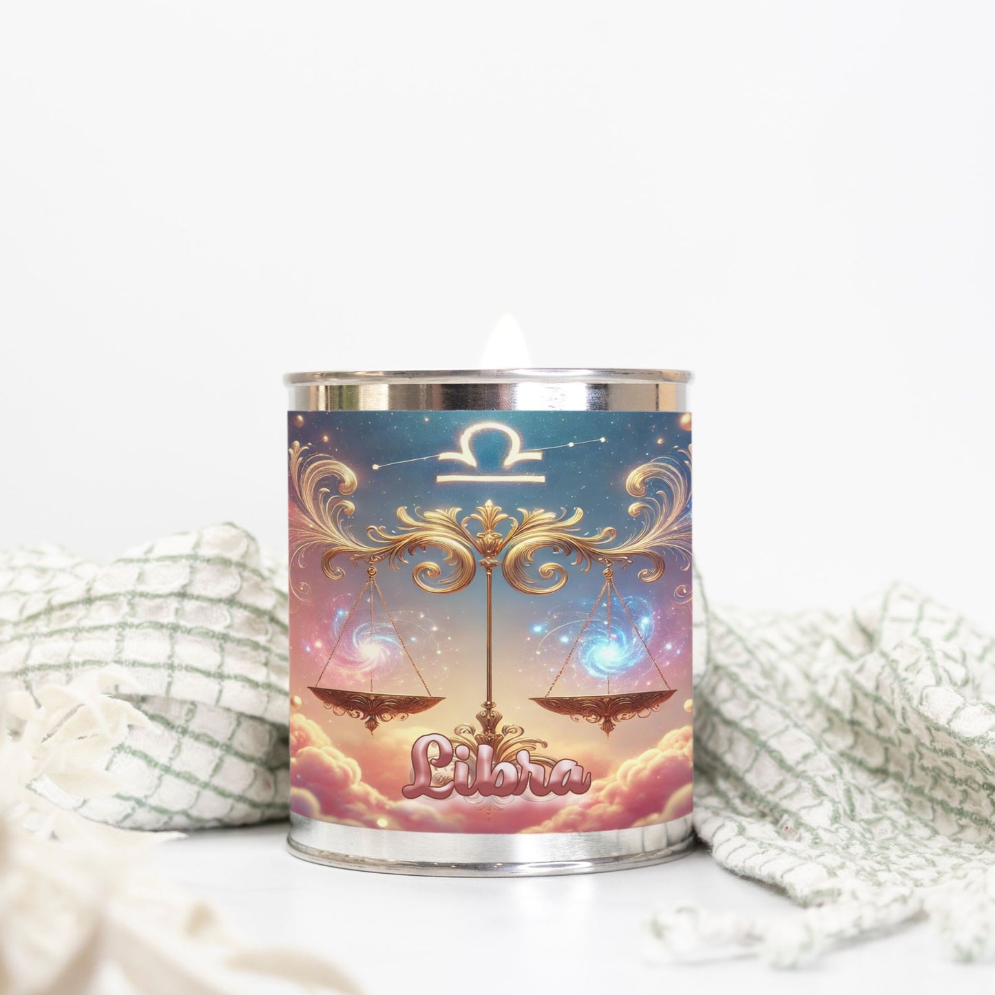 Zodiac -Libra - Candle Paint Can (Hand Poured 16 oz.)