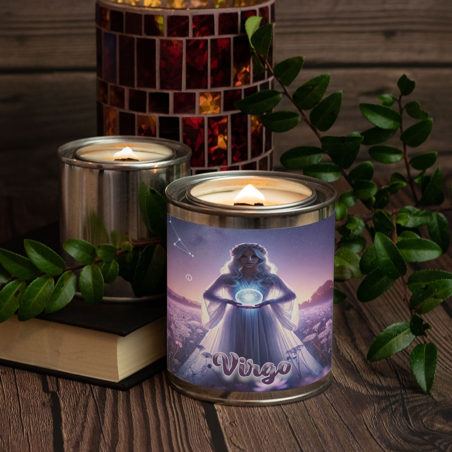 Zodiac - Virgo - Candle Paint Can (Hand Poured 16 oz.)