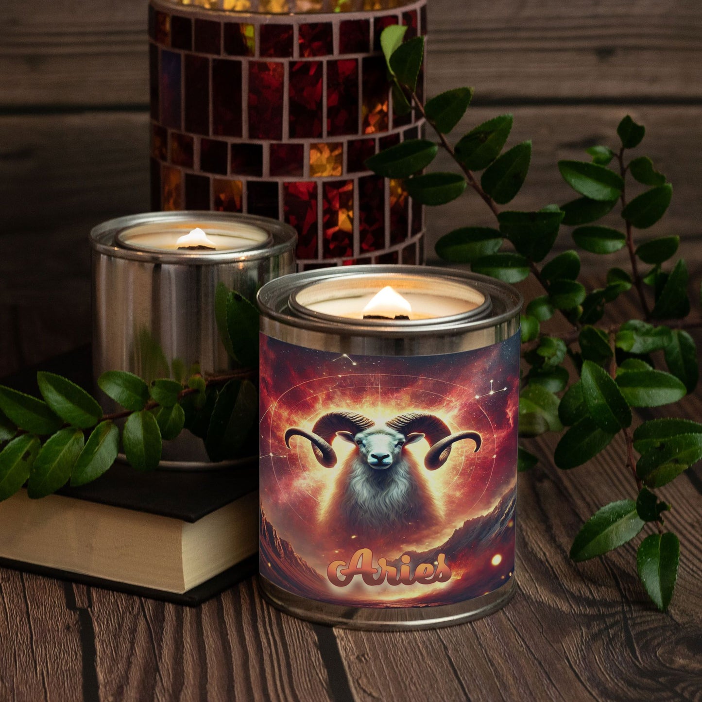 Zodiac - Aries - Candle Paint Can (Hand Poured 16 oz.)